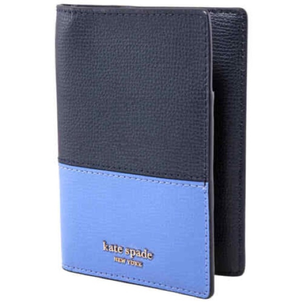 kate spade Black and Blue passport holder